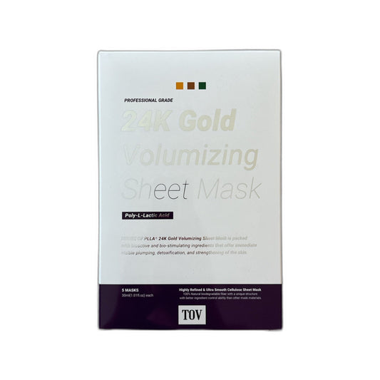 HOUSE OF PLLA® HOP+ 24K Gold Volumizing Sheet Mask (5pc/Box)