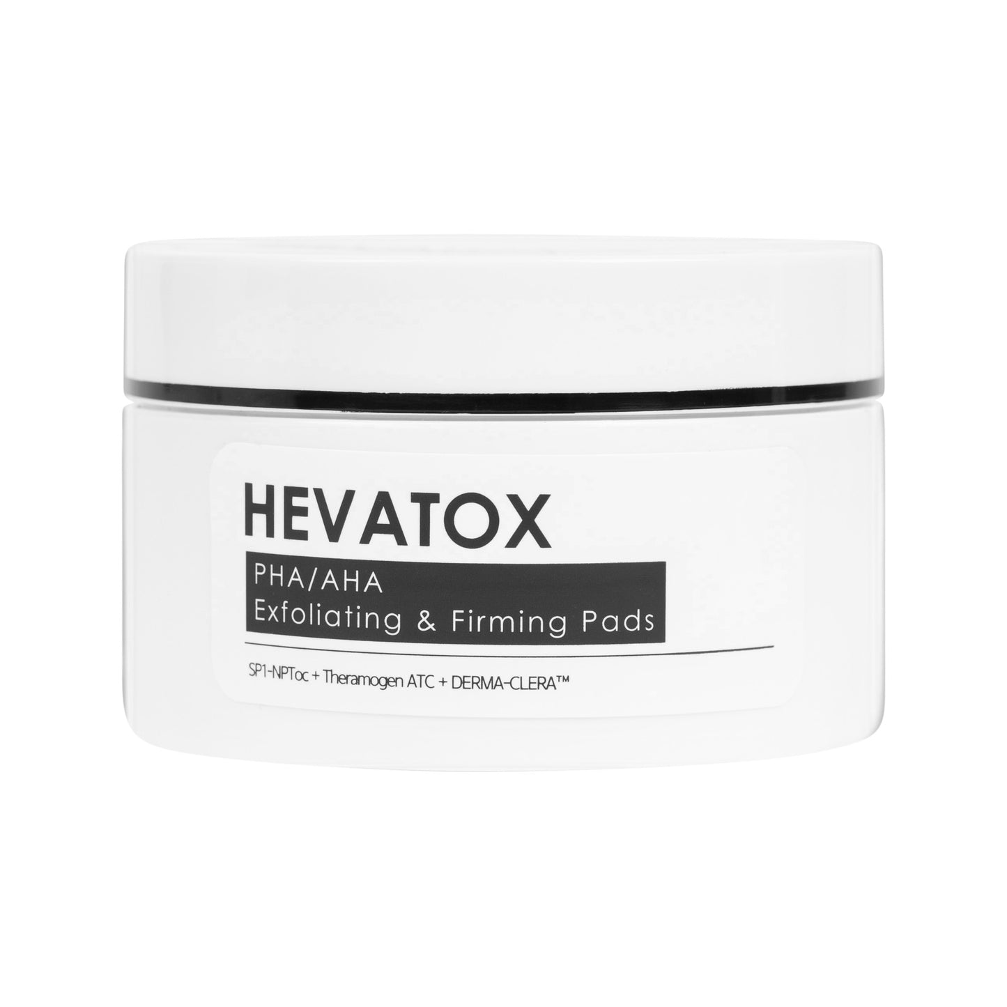 HEVATOX® PHA/AHA Exfoliating & Firming Pads (Topical Neuro-Toxin)