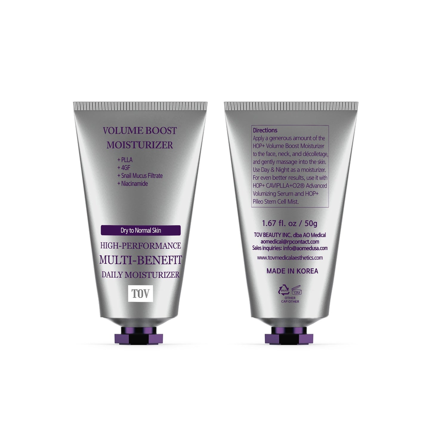 HOUSE OF PLLA® HOP+ Volume Boost Moisturizer 50mL (Normal to Dry Skin)