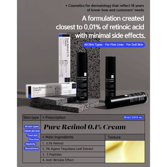 Pure Retinol 0.1% Cream 30mL