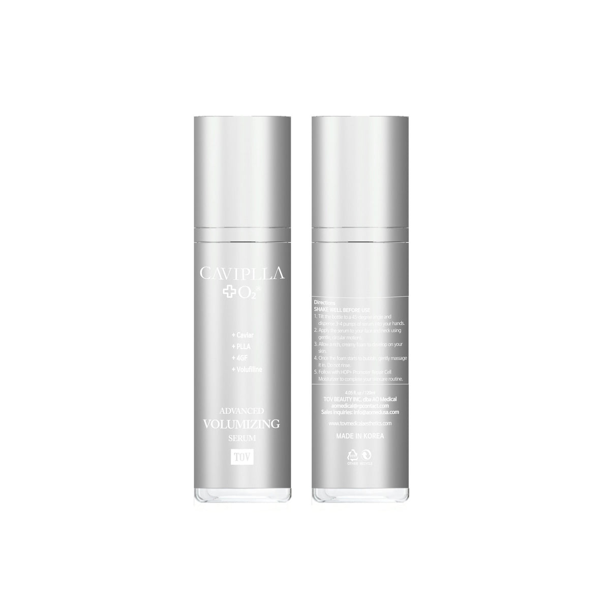 HOUSE OF PLLA® HOP+ CAVIPLLA+O2® Advanced Volumizing Serum 120mL