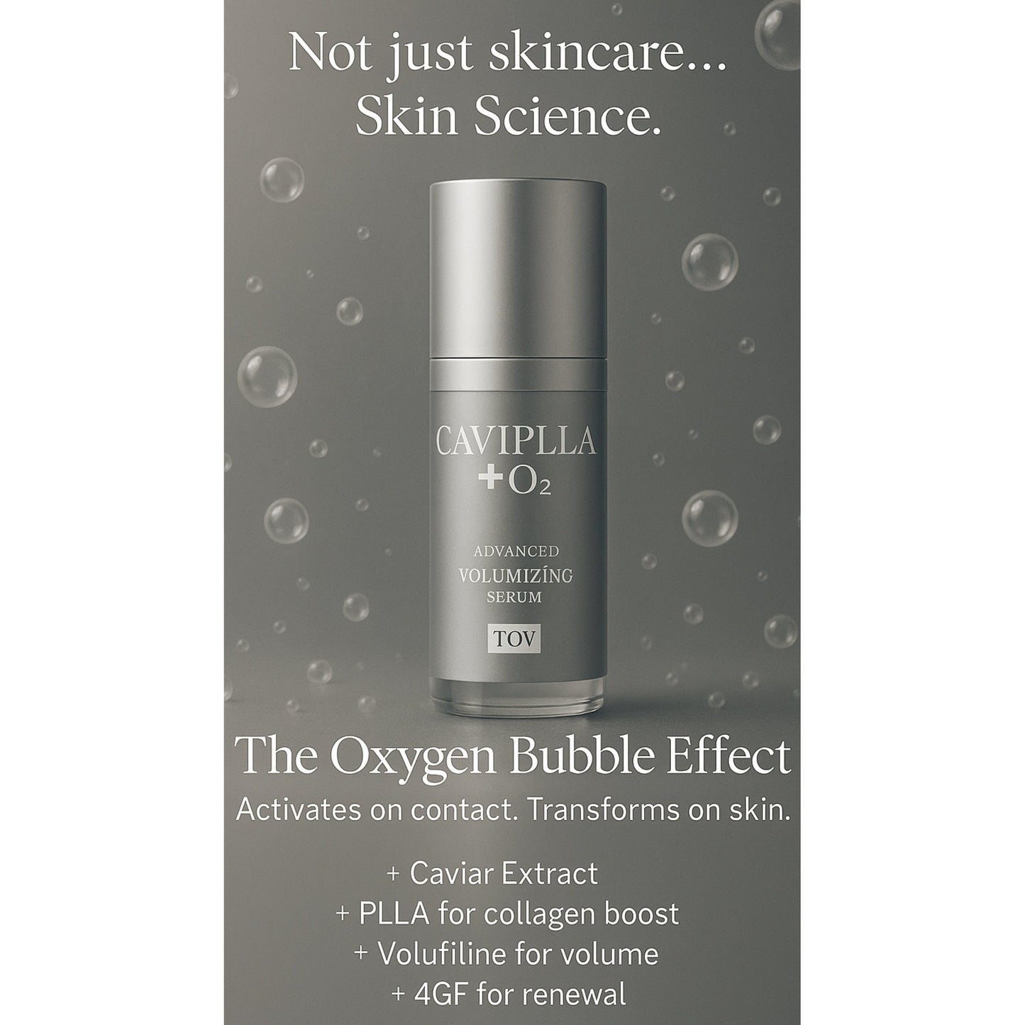 HOUSE OF PLLA® HOP+ CAVIPLLA+O2® Advanced Volumizing Serum 120mL