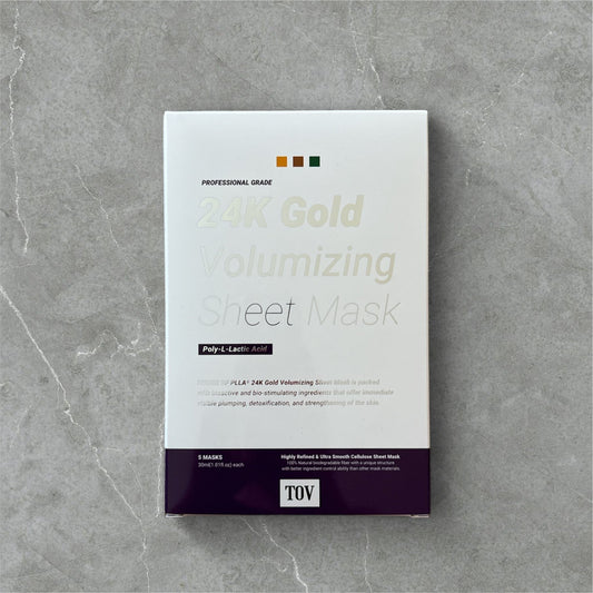 HOUSE OF PLLA® HOP+ 24K Gold Volumizing Sheet Mask (5pc/Box)
