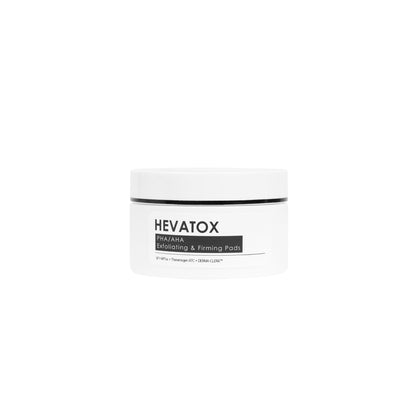 HEVATOX® PHA/AHA Exfoliating & Firming Pads (Topical Neuro-Toxin)